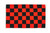 Red & Black Checkered Flag 2x3ft Poly