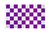 Purple & White Checkered Flag 3x5ft Poly