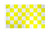 Yellow & White Checkered Flag 3x5ft Poly