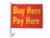 Buy Here Pay Here Single-Sided Car Flag