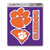 Clemson Tigers Decal 3-pk 3 Various Logos / Wordmark