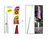 16ft Convertible Advertising Flag Pole & Economy Ground Spike Kit
