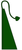 Shamrock Green Solid Color Wind Dancer Flag