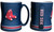 Boston Red Sox Coffee Mug 14oz Sculpted Relief Team Color