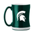 Michigan State Spartans Coffee Mug 14oz Sculpted Relief Team Color