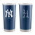 New York Yankees Travel Tumbler 20oz Stainless Steel