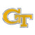 Georgia Tech - Georgia Tech Yellow Jackets Embossed Color Emblem Interlocking GT Primary Logo Gold