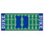 Duke University Football Field Runner 30"x72"
