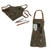 Las Vegas Raiders BBQ Apron with Tools & Bottle Opener, (Khaki Green with Beige Accents)