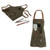 New York Giants BBQ Apron with Tools & Bottle Opener, (Khaki Green with Beige Accents)