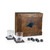 Carolina Panthers Whiskey Box Gift Set, (Oak Wood)