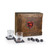 Chicago Bears Whiskey Box Gift Set, (Oak Wood)
