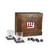 New York Giants Whiskey Box Gift Set, (Oak Wood)