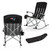 New England Patriots Outdoor Rocking Camp Chair, (Black)