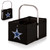 Dallas Cowboys Urban Basket Collapsible Tote, (Black)