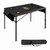 Minnesota Vikings Travel Table Portable Folding Table, (Black)