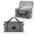 Carolina Panthers 64 Can Collapsible Cooler, (Heathered Gray)