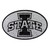 Iowa State Cyclones Bling Decal "Oval 'I State'" Logo