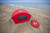 Kansas City Chiefs Manta Portable Beach Tent, (Red with Gray Accents)