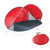 New England Patriots Manta Portable Beach Tent, (Red with Gray Accents)