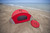 Tampa Bay Buccaneers Manta Portable Beach Tent, (Red with Gray Accents)