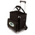 Green Bay Packers Cellar 6-Bottle Wine Carrier & Cooler Tote with Trolley, (Black with Gray Accents)