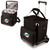 Miami Dolphins Cellar 6-Bottle Wine Carrier & Cooler Tote with Trolley, (Black with Gray Accents)