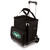 New York Jets Cellar 6-Bottle Wine Carrier & Cooler Tote with Trolley, (Black with Gray Accents)