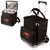 Tampa Bay Buccaneers Cellar 6-Bottle Wine Carrier & Cooler Tote with Trolley, (Black with Gray Accents)