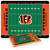 Cincinnati Bengals Football Field Icon Glass Top Cutting Board & Knife Set, (Parawood & Bamboo)