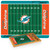 Miami Dolphins Football Field Icon Glass Top Cutting Board & Knife Set, (Parawood & Bamboo)