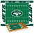 New York Jets Football Field Icon Glass Top Cutting Board & Knife Set, (Parawood & Bamboo)