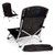 Carolina Panthers Tranquility Beach Chair with Carry Bag, (Black)