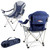 Denver Broncos Reclining Camp Chair, (Navy Blue with Gray Accents)