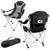 Green Bay Packers Reclining Camp Chair, (Black with Gray Accents)