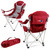 New England Patriots Reclining Camp Chair, (Dark Red)