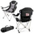 New York Giants Reclining Camp Chair, (Black with Gray Accents)