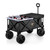 New Orleans Saints Adventure Wagon Elite All-Terrain Portable Utility Wagon, (Dark Gray)