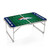 Denver Broncos Concert Table Mini Portable Table, (Charcoal Wood Grain)