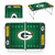 Green Bay Packers Concert Table Mini Portable Table, (Charcoal Wood Grain)