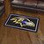 Baltimore Ravens 3x5 Rug Raven Head Primary Logo Black