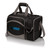 Carolina Panthers Malibu Picnic Basket Cooler, (Black with Gray Accents)