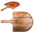 Cleveland Browns Acacia Pizza Peel Serving Paddle, (Acacia Wood)