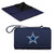 Dallas Cowboys Blanket Tote Outdoor Picnic Blanket, (Navy Blue with Black Flap)