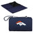 Denver Broncos Blanket Tote Outdoor Picnic Blanket, (Navy Blue with Black Flap)