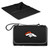 Denver Broncos Blanket Tote Outdoor Picnic Blanket, (Black with Black Exterior)