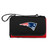 New England Patriots Blanket Tote Outdoor Picnic Blanket, (Red with Black Flap)