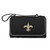 New Orleans Saints Blanket Tote Outdoor Picnic Blanket, (Black with Black Exterior)