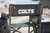 Indianapolis Colts Fusion Camping Chair, (Dark Gray with Black Accents)