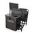 New Orleans Saints Fusion Camping Chair, (Dark Gray with Black Accents)